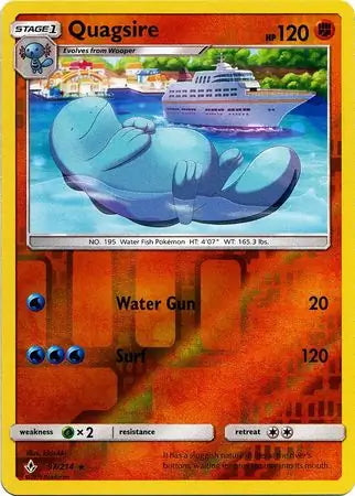 Unbroken Bonds Quagsire #97/214 reverse holo